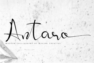 Antaro Font: Elegant Handwritten Typography for Crafters and Sellers