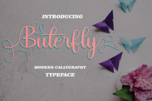 Buterfly Font: Modern Calligraphy for Memorable Branding