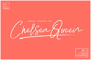 Chelsea Queen: A Premium Handwritten Typeface for Campaign Design