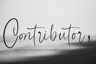 Contributor Font: Elevate Your Brand with Elegant Script Typography