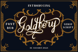 Goldbery Font: A Script Typeface That Elevates Web Design