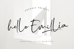 Hello Emillia: A Luxurious Typeface for Digital Design