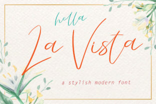 La Vista Font Review: A Beautiful Script for Creative Branding