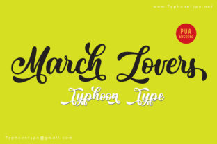 March Lovers Font: Bold Typography for Memorable Branding