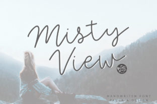 Misty View Font: A Chic Handwritten Typeface for Your Brand