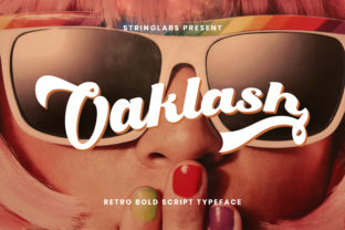 Oaklash Font: A Bold Script for Crafting with Personality