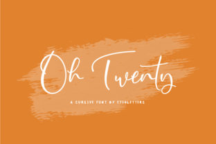 Oh Twenty: A Versatile Script Font for Creative Branding Projects