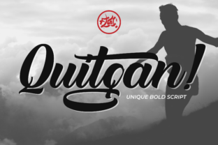 Quitgan: A Dynamic Script Typeface for Creative Branding Projects
