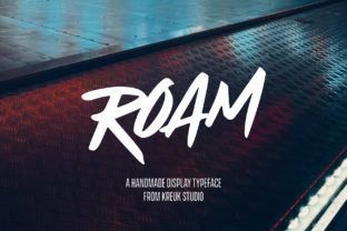 Roam: A Bold Handwritten Font for Branding That Stands Out
