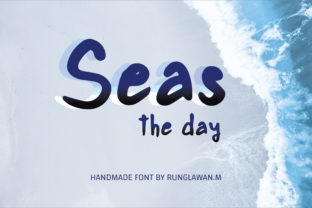 Seas the Day Typeface: A Script Font That Elevates Campaign Design