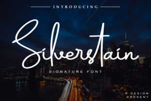 Silverstain: A Beautiful Script Font for Editorial Design
