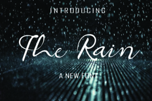 The Rain Font Review: A Script for Elegance in Campaign Design