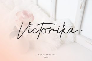 Victorika: A Script Font for Elegant Editorial Design