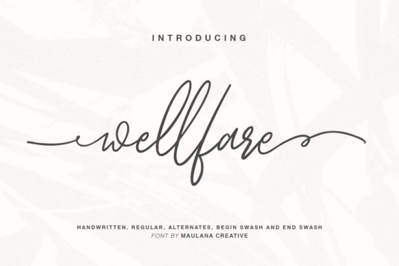 Wellfare Font: A Charming Script for Creative Makers